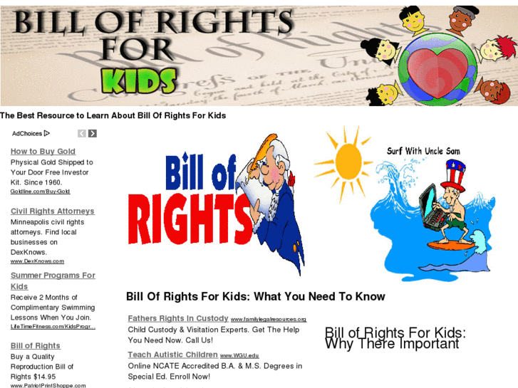 www.billofrightsforkids.com