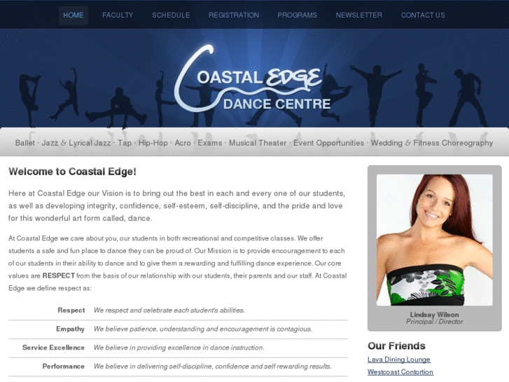 www.coastaledgedancecenter.com