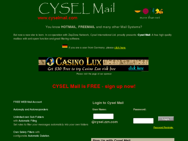 www.cyselmail.com