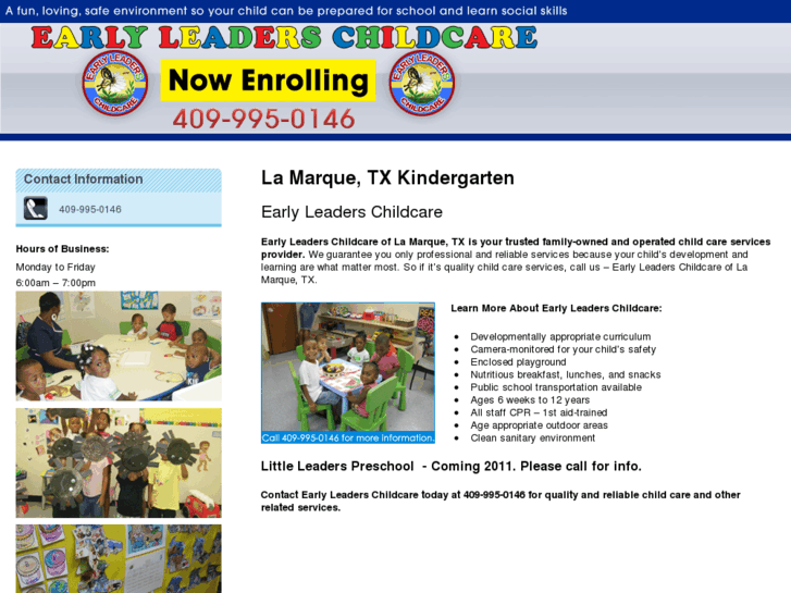 www.earlyleaderschildcare.com