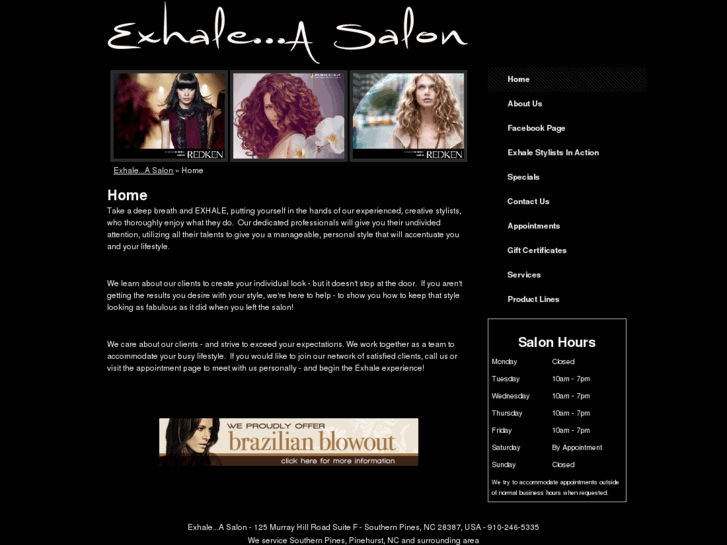 www.exhaleasalon.com