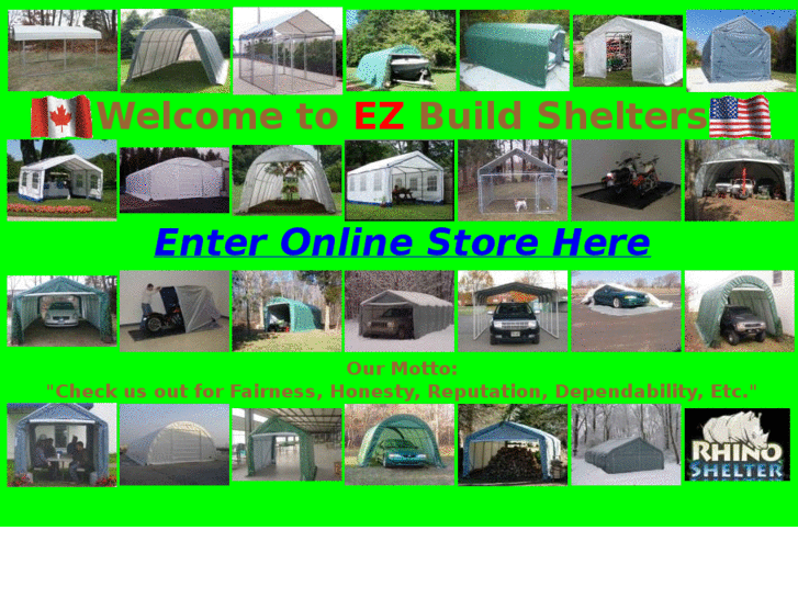 www.ezbuildshelters.com