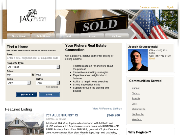 www.forsalefishersrealestate.com