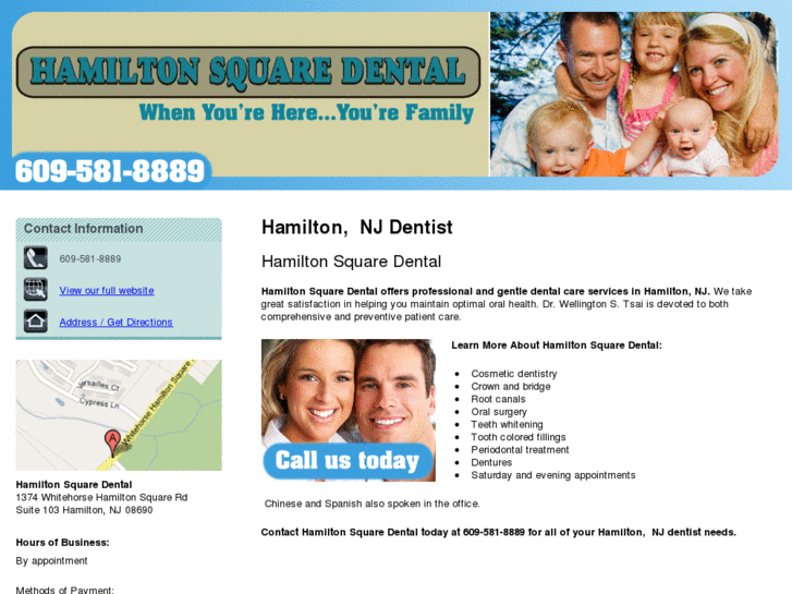 www.hamiltonsquaredentalnj.com