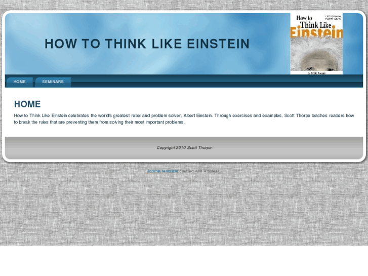 www.howtothinklikeeinstein.com