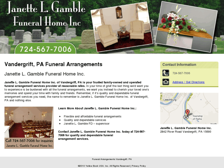 www.janettelgamblefuneralhome.com