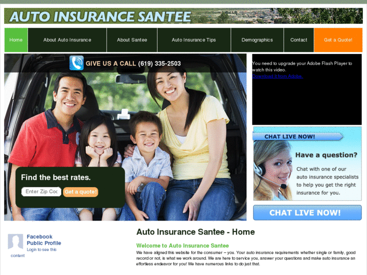 www.autoinsurancesantee.com