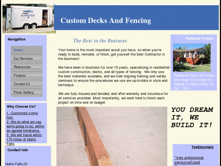 www.customdecksandfencing.net