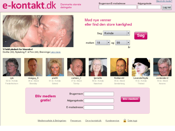 www.e-kontakt.dk