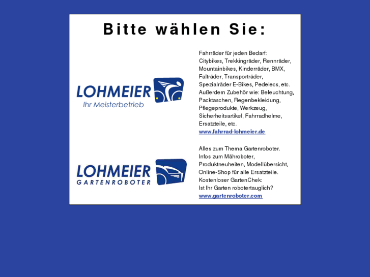 www.lohmeier-online.com