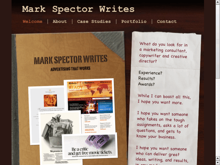 www.markspectorwrites.com