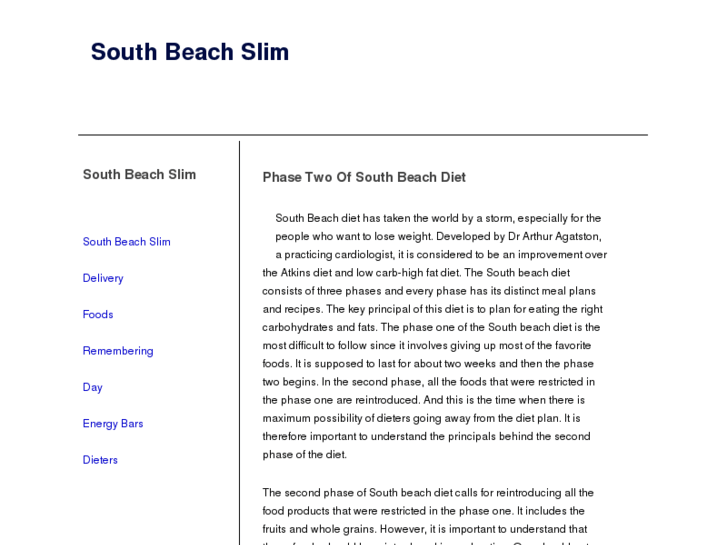 www.southbeachslim.com