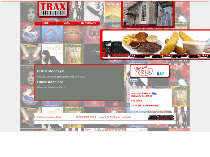 www.traxrestaurants.com