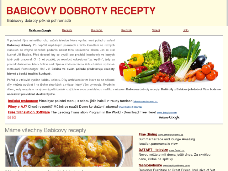 www.babicovydobroty-recepty.cz