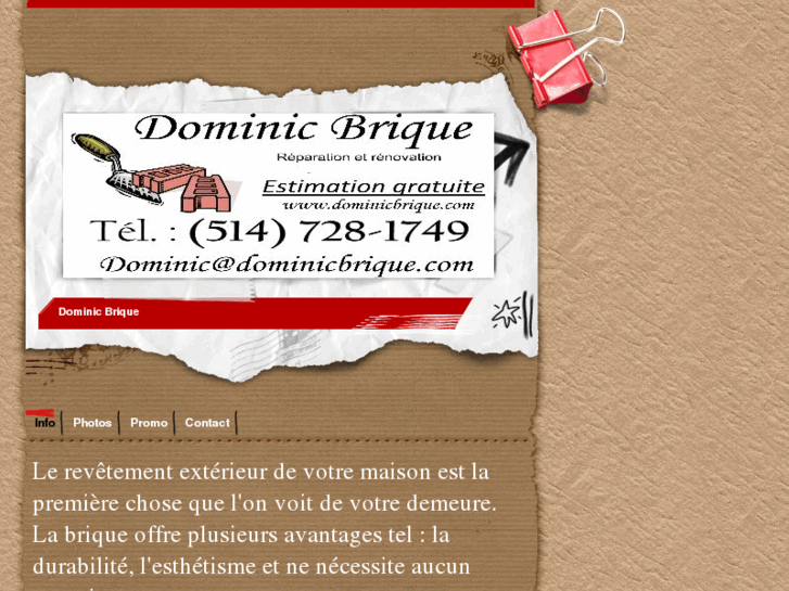 www.dominicbrique.com