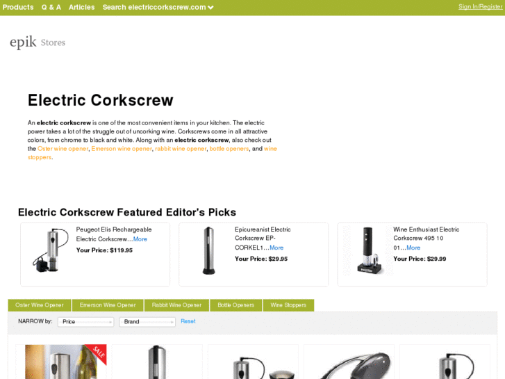 www.electriccorkscrew.com
