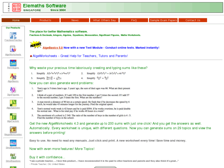 www.elemaths.com