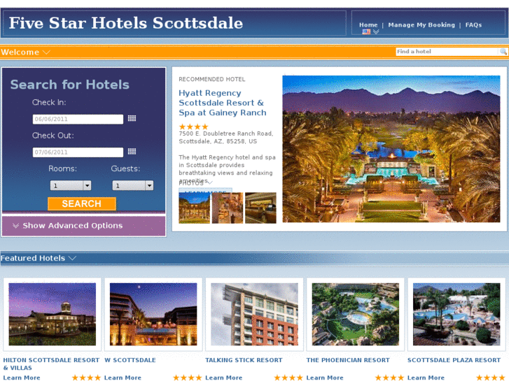 www.fivestarhotelsscottsdale.com