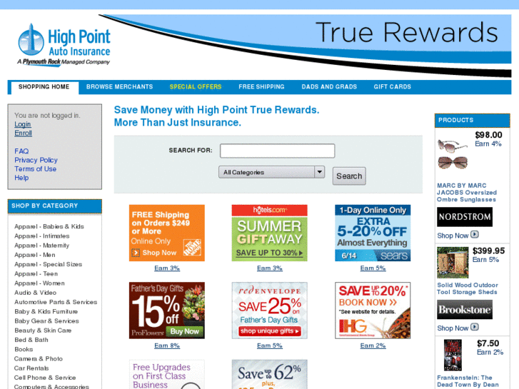 www.highpointtruerewards.com