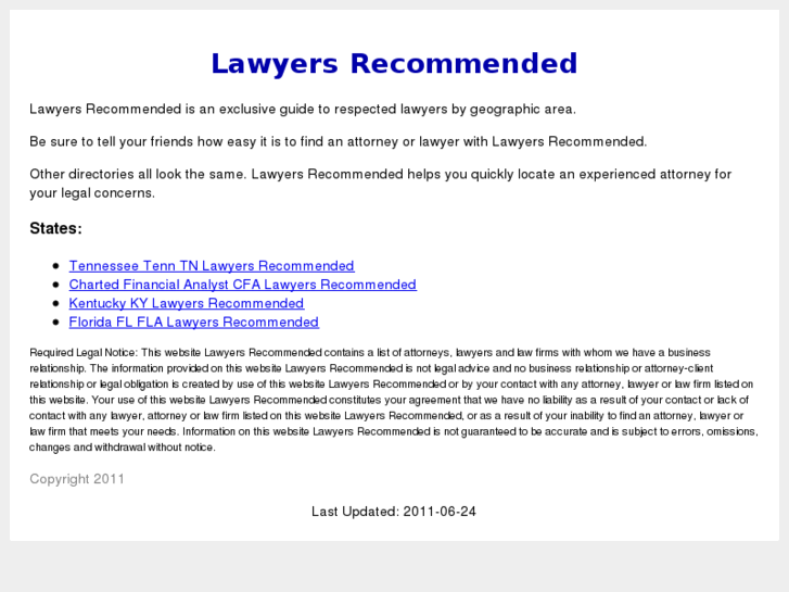 www.lawyersrecommended.com