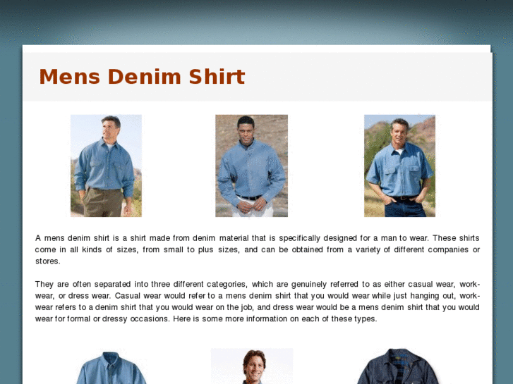 www.mensdenimshirt.com