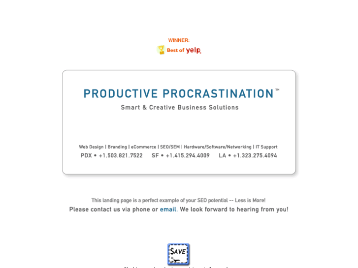 www.procrastination.net