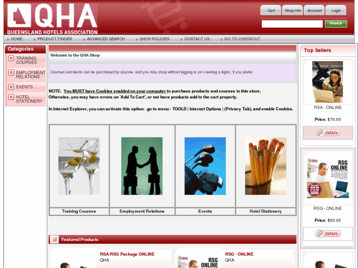 www.qhashop.org.au