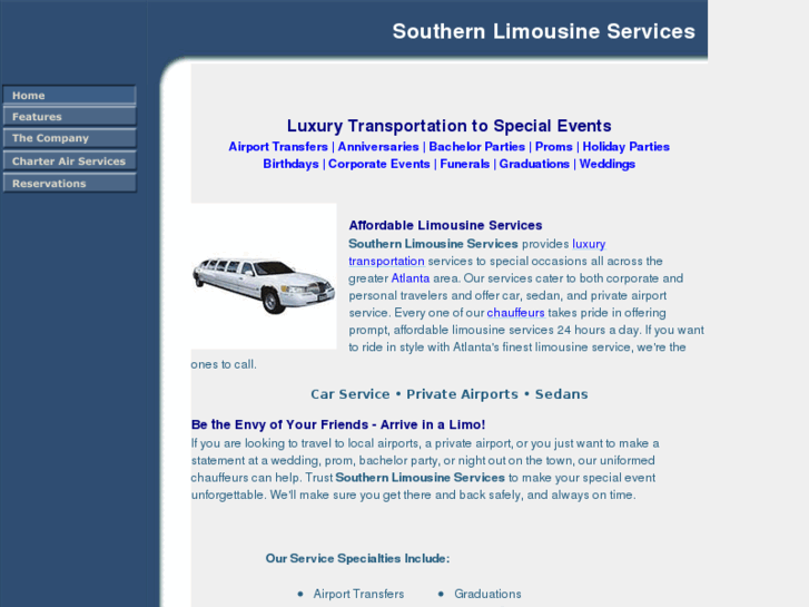 www.southern-limo.com