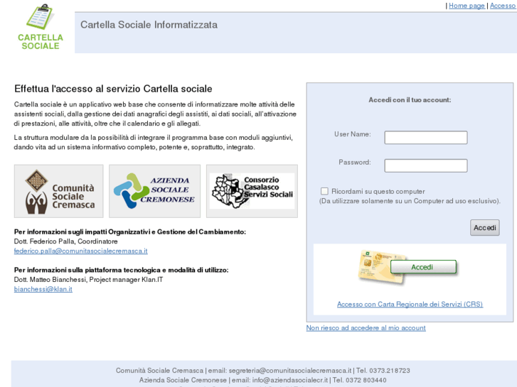 www.cartella-sociale.it