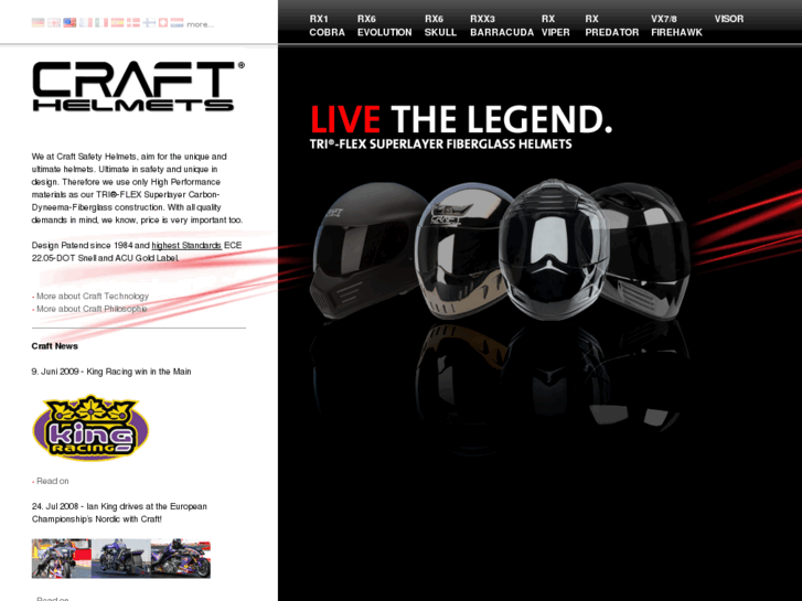 www.craft-helmets.com