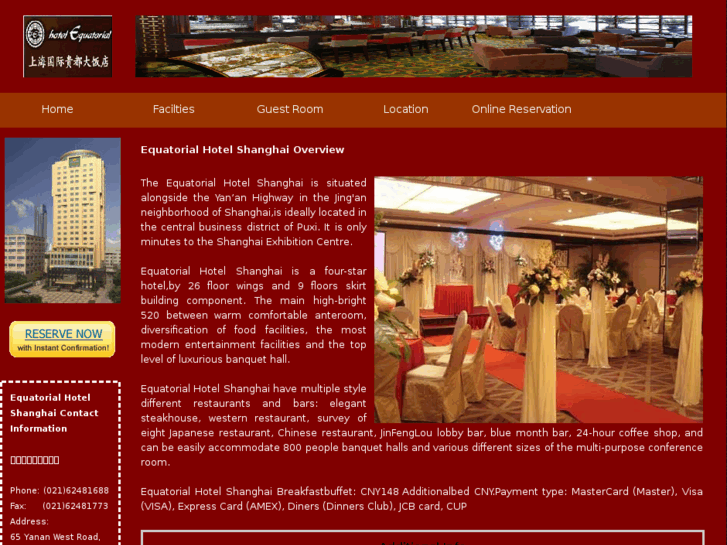 www.equatorialhotelshanghai.com