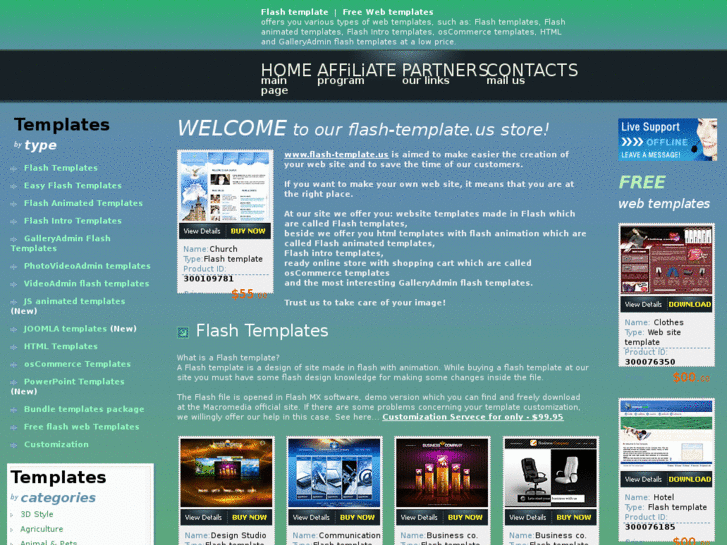 www.flash-template.us