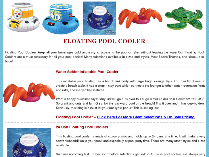 www.floatingpoolcooler.com