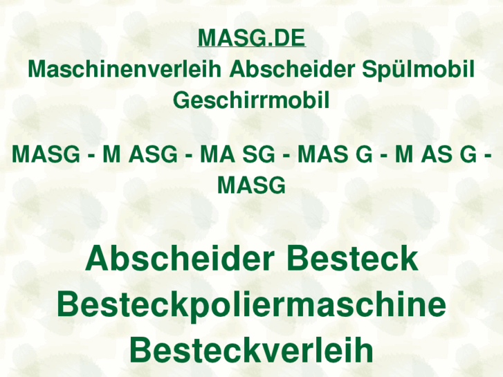 www.masg.de