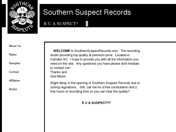 www.southernsuspectrecords.com