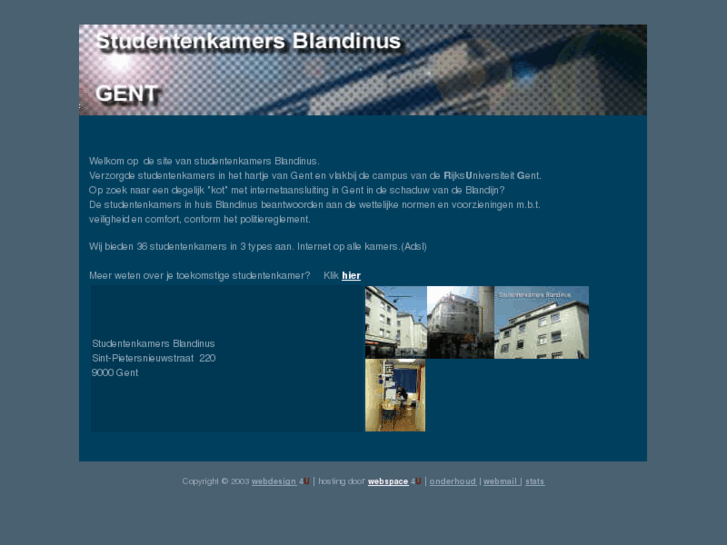 www.studentenkamers-blandinus.be