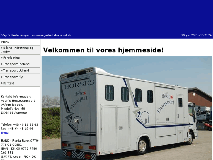 www.vagnshestetransport.dk