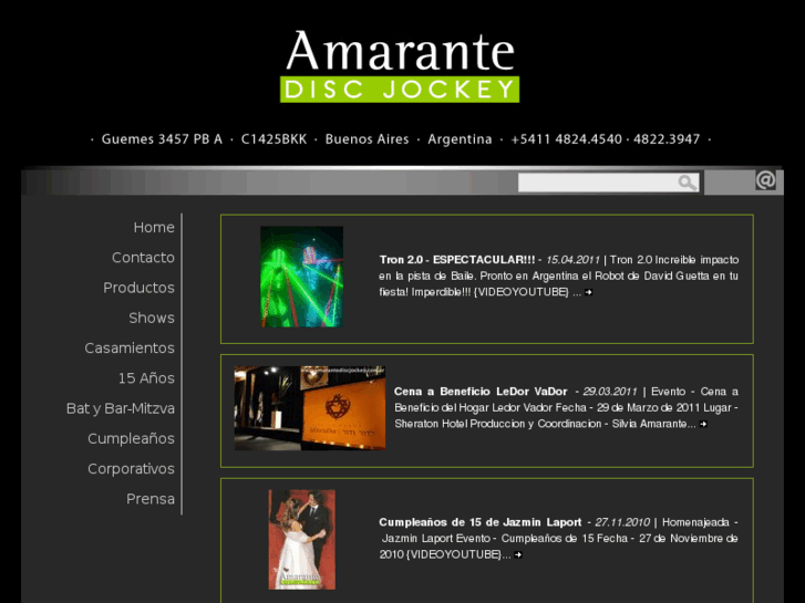 www.amarantediscjockey.com.ar