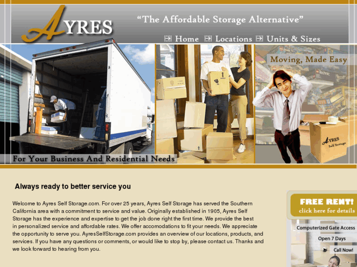 www.ayresselfstorage.com