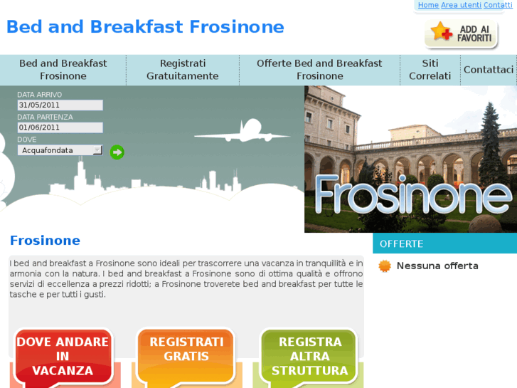 www.bedandbreakfastfrosinone.com