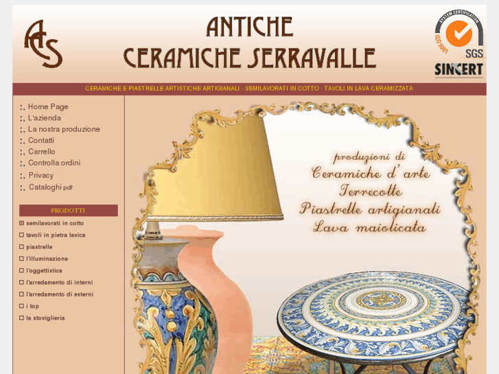 www.ceramicaserravalle.it