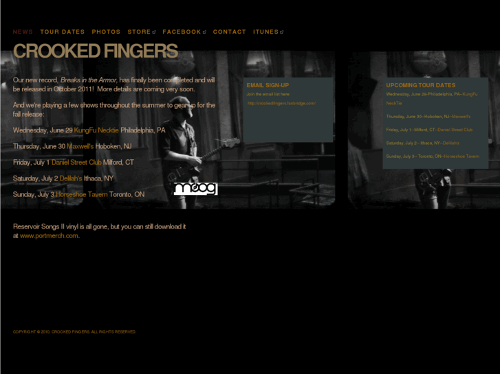 www.crookedfingers.com