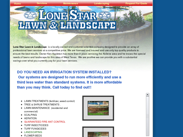 www.lonestarlawnandlandscape.net