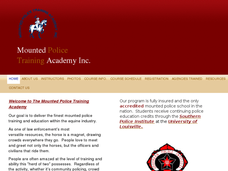 www.mountedpolicetrainingacademy.com