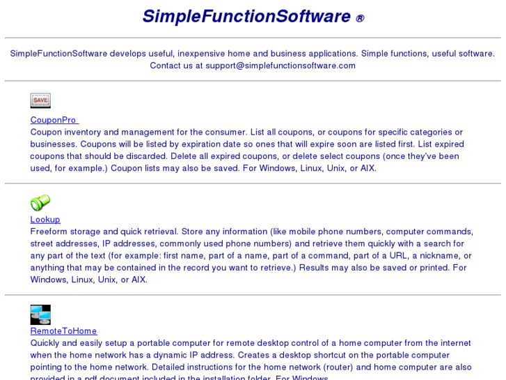www.simplefunctionsoftware.com