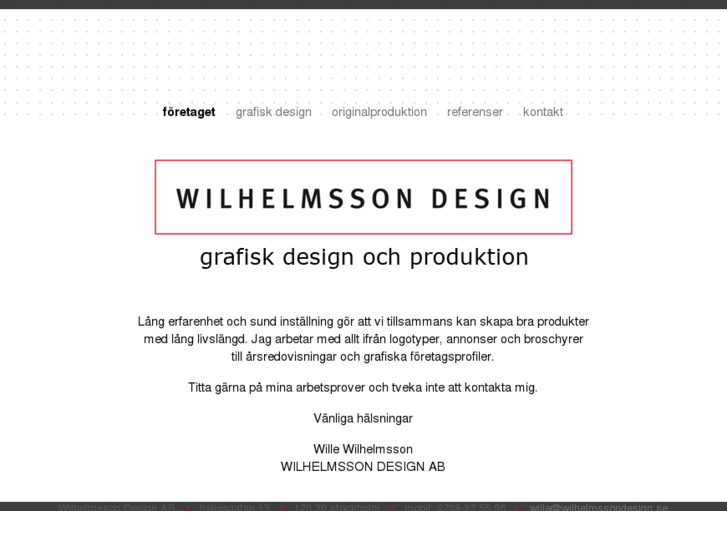 www.wilhelmssondesign.com