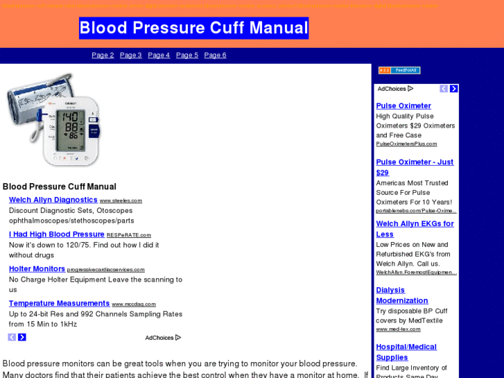 www.bloodpressurecuffmanual.com