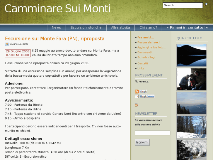 www.camminaresuimonti.org