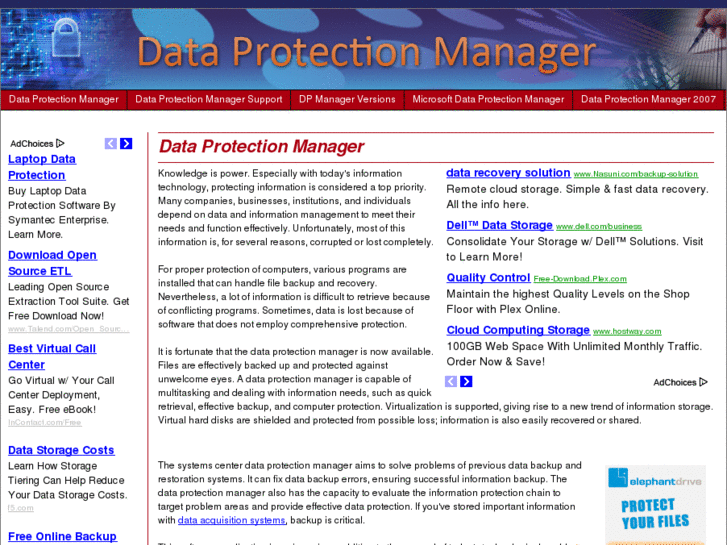 www.dataprotectionmanager.net