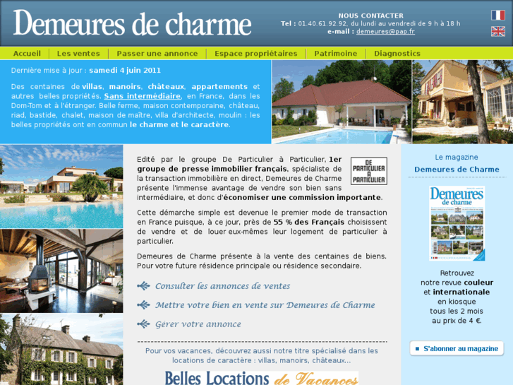 www.demeures-de-charme.com